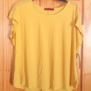 Metal Shoulder Fringe Top